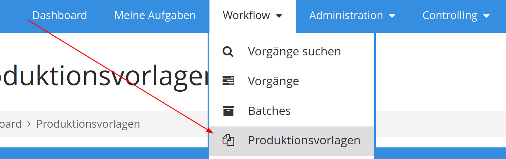 Produktionsvorlagen