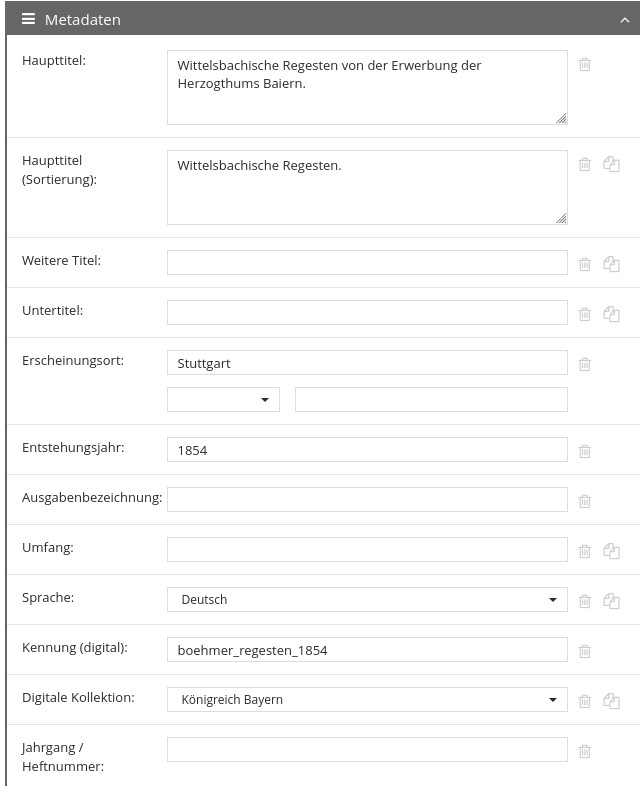 Meta-Daten
